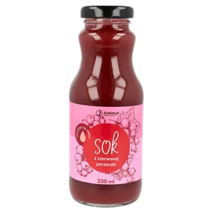 Sok z czerwonej porzeczki 250ml - Soki i napoje niegazowane - miniaturka - grafika 1
