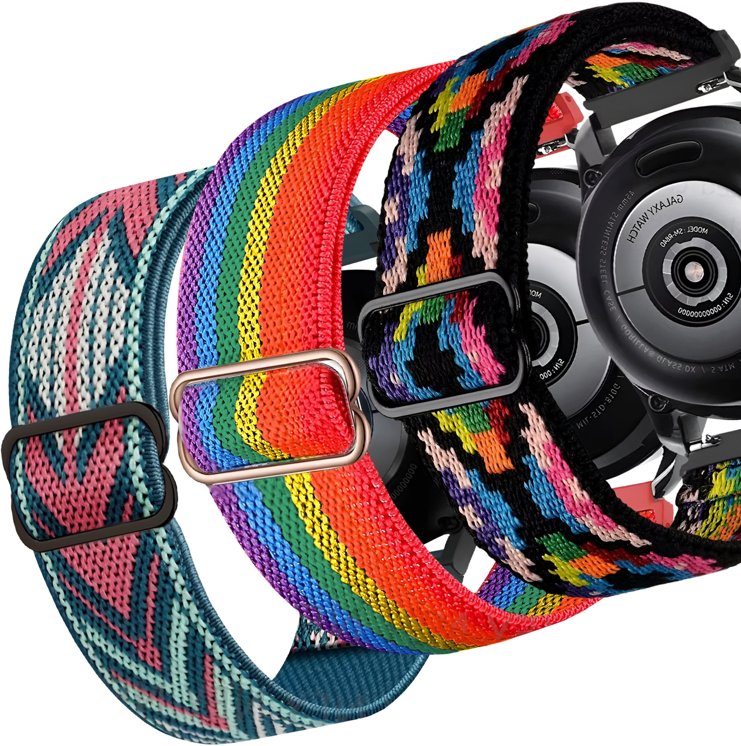 ChronSmarta Zestaw: 3x pasek ChronSmarta do Xiaomi Redmi Watch S1 S2 S3 S4 5 Lite Active Pro Sport