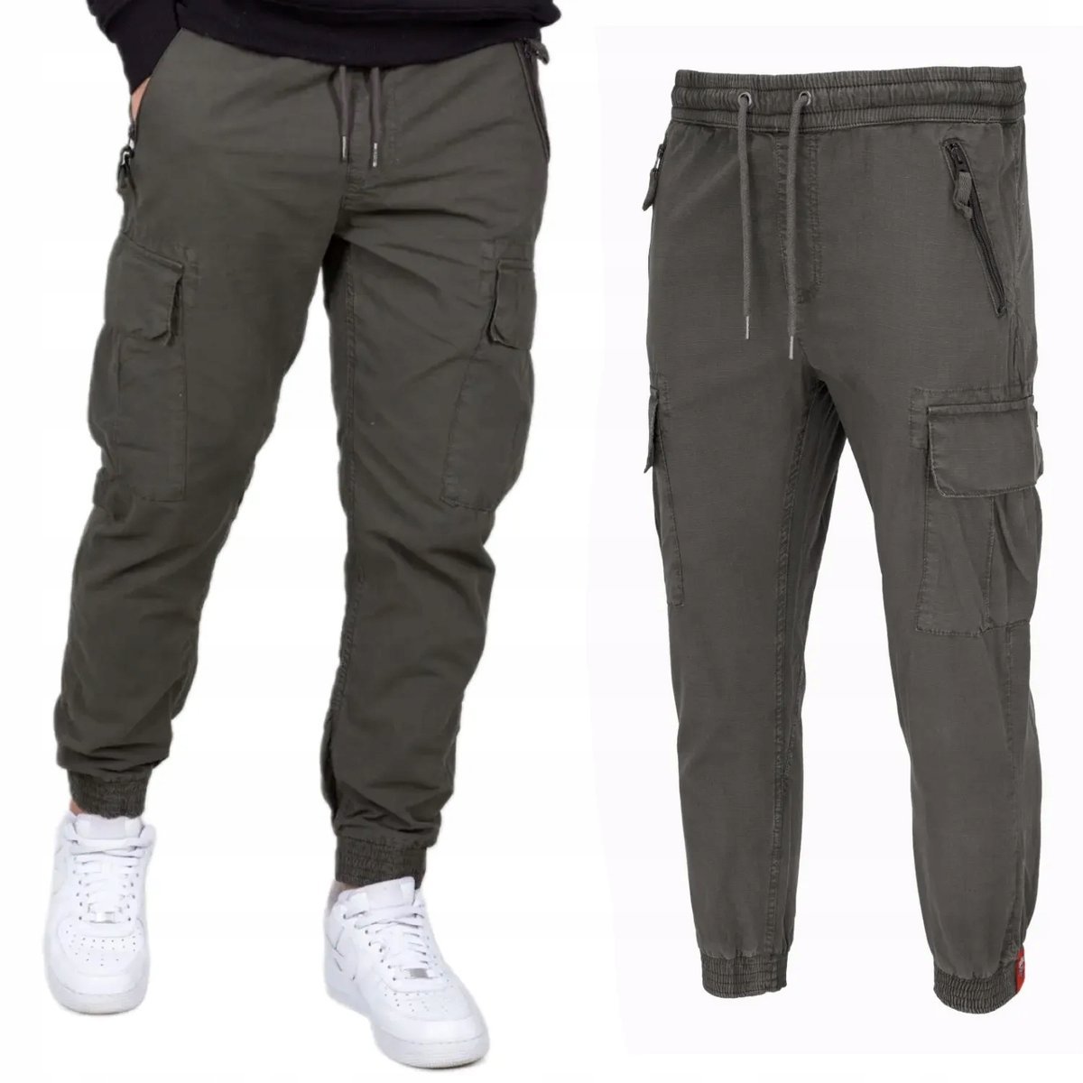 Spodnie Alpha Industries Ripstop Jogger 116201 136 - Greyblack XL [XL]