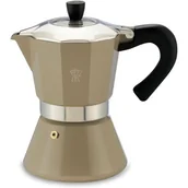 Zaparzacze i kawiarki - Pezzetti kawiarka Bellexpress 6 espresso szara - miniaturka - grafika 1