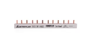 Elektro-Plast OPATÓWEK Szyna prądowa typu PIN 3P 16mm2 100A 12 pinów IZS163F12 45.262 45.262 - Inne akcesoria elektryczne - miniaturka - grafika 1
