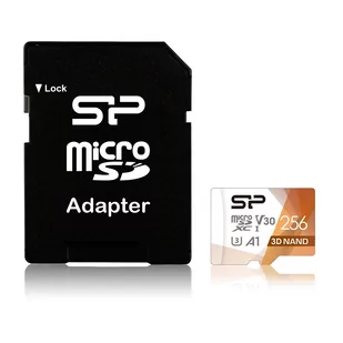 Silicon Power Superior Pro MicroSDXC 256GB UHS-I/U3 A1 V30 SP256GBSTXDU3V20AB SP256GBSTXDU3V20AB - Karty pamięci - miniaturka - grafika 1