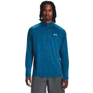 Bluzy sportowe męskie - Męska bluza treningowa Under Armour Tech 2.0 1/2 Zip - niebieska - UNDER ARMOUR - miniaturka - grafika 1