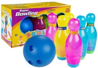 Zabawki i gry sportowe - KOLOROWY ZESTAW DO GRY W KRĘGLE 11EL - miniaturka - grafika 1