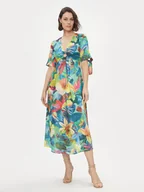 Sukienki - Liu Jo Sukienka codzienna CA4359 TS017 Kolorowy Regular Fit - miniaturka - grafika 1