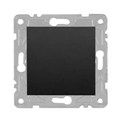 Wyłączniki światła i elektryczne - Włącznik pojedynczy czarny QUAD - miniaturka - grafika 1