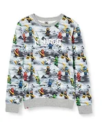 Bluzy dla chłopców - LEGO Bluza chłopięca Mw Ninjago, 921 szary melanż, 92 cm - miniaturka - grafika 1