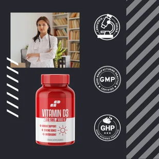 MP SPORT Vitamin D3 8000IU - 200tabs - Witamina D-3 - Witaminy i minerały dla sportowców - miniaturka - grafika 15