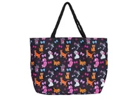 Torebki damskie - Disney Torba podróżna z nadrukiem kotów: Figaro Cheshire Oliver & Co Marie Aristocats, Czarny, One Size - miniaturka - grafika 1