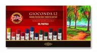 Kredki, ołówki, pastele i pisaki - Koh-I-Noor pastele tłuste, Gioconda, 12 kolorów - miniaturka - grafika 1