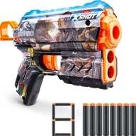 Zabawki militarne - Zuru XSHOT Skins Flux Blaster - Jurassic World Skins 8 pile - miniaturka - grafika 1