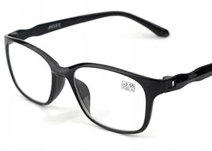 Okulary korekcyjne czarne anty-blue plusy +1 - Okulary korekcyjne, oprawki, szkła - miniaturka - grafika 1