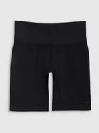 Legginsy - Damskie kolarki treningowe 4F 4FWSS25TFSTF014 - czarne - miniaturka - grafika 1
