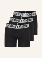 Majtki damskie - Calvin Klein Bokserki Steel Cotton, 3 Szt. schwarz - miniaturka - grafika 1