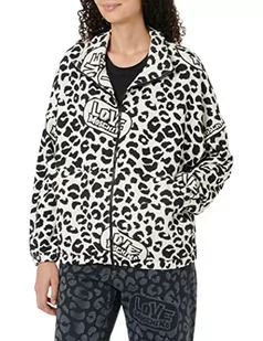Love Moschino kurtka damska, Beżowy Black, 46 - Kurtki damskie - miniaturka - grafika 1