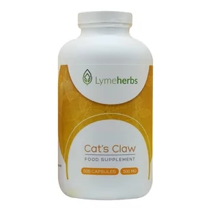 Organic Lymeherbs Cat's Claw 500mg, 500 kapsułek CH54 - Suplementy naturalne - miniaturka - grafika 1