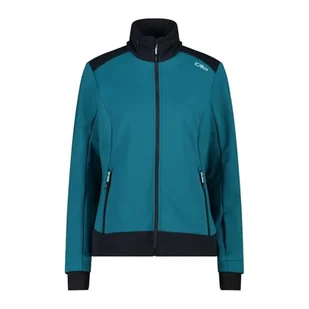 CMP - Damska kurtka z kapturem na stałe, sparowana softshell 52 - Kurtki damskie - miniaturka - grafika 1