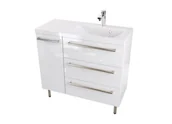 Szafki łazienkowe - Szafka Umywalkowa Stojąca ATHOS 90 cm P - miniaturka - grafika 1