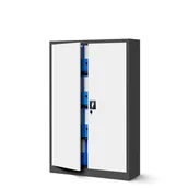 Szafy biurowe - JAN NOWAK model KEVIN biurowa szafa metalowa na akta - miniaturka - grafika 1