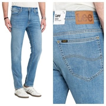 Spodnie Męskie Jeansowe Lee Rider Lighthouse Klasyczne Bawełniane W33 L32