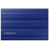 Dyski SSD - Dysk zewnętrzny SSD SAMSUNG MU-PE1T0R/EU T7 Shield Niebieski 1TB - miniaturka - grafika 1
