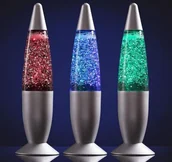 Pozostałe oświetlenie - Wielokolorowa Wodna Lampka Nocna LAVA TORNADO (wysokość 35cm). - miniaturka - grafika 1