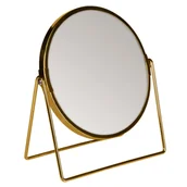 Lusterka do makijażu - Lusterko DOBLO 17 cm złoty - miniaturka - grafika 1
