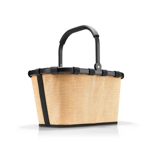 Koszyk CARRYBAG FRAME, raffia black RBK7079 - Torby i wózki na zakupy - miniaturka - grafika 1