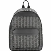 Plecaki - Lacoste The Blend Backpack 41 cm allover monogram noir gris - miniaturka - grafika 1