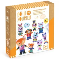 Prace ręczne dla dzieci - Zrób to sam - filcowe magnesy ZWIERZĄTKA DJ07919 - miniaturka - grafika 1