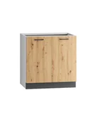 Szafki kuchenne - Szafka Dolna Alto 80X82 Laminat Dąb Artisan - miniaturka - grafika 1