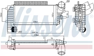 NISSENS Chłodnica powietrza doładowującego NISSENS 96251 96251 - Części motocyklowe - miniaturka - grafika 1