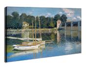 Obrazy i zdjęcia na płótnie - Le pont d argenteuil Claude Monet - obraz na płótnie, Claude Monet - obraz na płótnie Wymiar do wyboru: 100x70 cm - miniaturka - grafika 1