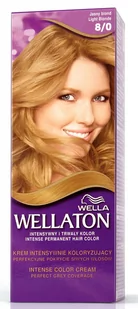 Wella Wellaton 8/0 Jasny blond - Farby do włosów i szampony koloryzujące - miniaturka - grafika 1