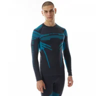 Koszulki sportowe męskie - Męski longsleeve termoaktywny Brubeck Dry - szary - BRUBECK - miniaturka - grafika 1