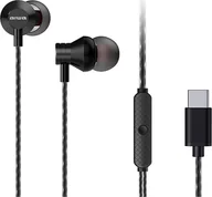 Słuchawki - Aiwa USB-C ESTM-50 BLACK - miniaturka - grafika 1