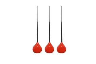 Azzardo Aga 3 Czerwony MD1289-3 RED - Lampy sufitowe - miniaturka - grafika 1
