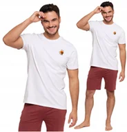 Koszulki męskie - Koszulka Męska T-Shirt Klasyczny Biała Bluzka Na Krótki Rękaw MORAJ XXL - miniaturka - grafika 1
