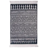 Dywany - Chodnik dwustronny Alba 80 x 150 cm czarno-niebieski - miniaturka - grafika 1