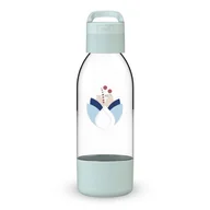 Akcesoria i części AGD - Pushair Butelka Do Saturatora Dafi Z Uchwytem 0,5 Miętowa Kwiaty - miniaturka - grafika 1