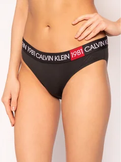 Majtki damskie - Calvin Klein Underwear Figi klasyczne 000QF5449E Czarny - grafika 1