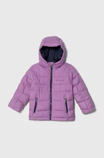 Kurtki i płaszcze dla dziewczynek - Columbia kurtka dziecięca U Pike Lake II Hdd Jacke kolor fioletowy - grafika 1
