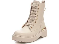 Botki damskie - XTI 141807, Botki Kobieta, Beżowy, 41 EU, Beżowy, 41 EU - miniaturka - grafika 1