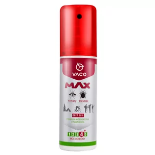 Płyn MAX na komary i kleszcze DEET 30% 80 ml Vaco - Zwalczanie i odstraszanie szkodników - miniaturka - grafika 1