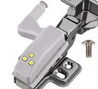 Pozostałe oświetlenie - Lampka do Szafki Szafy na Zawias Drzwiczki 3 LED ISO TRADE - miniaturka - grafika 1