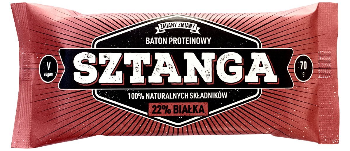 Zmiany Zmiany Baton proteinowy sztanga 70 g - żywność