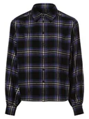 Koszule damskie - ARMEDANGELS - Bluzka damska Joelenaa, lila|wielokolorowy - miniaturka - grafika 1