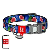 Obroże dla psów - Obroża nylonowa z kodem QR dla psa Waudog "Figa", rozmiar XL Waudog - miniaturka - grafika 1