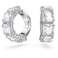 Kolczyki - Klipsy Swarovski - Millenia Square, White 5654557 - miniaturka - grafika 1