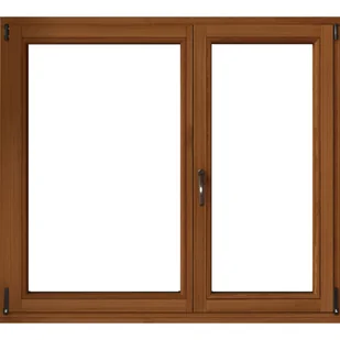 Lupol 3-szybowe fasadowe lakier kolor afromozja O34 90 R/RU 1465x1435 mm - Okna - miniaturka - grafika 1